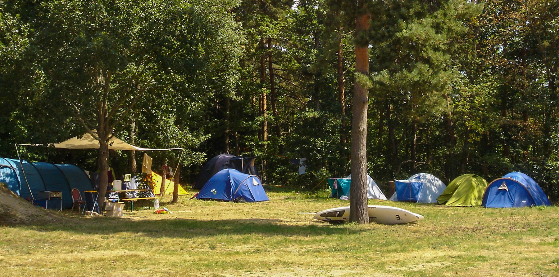 Camping du Sabot - Emplacements ombragés