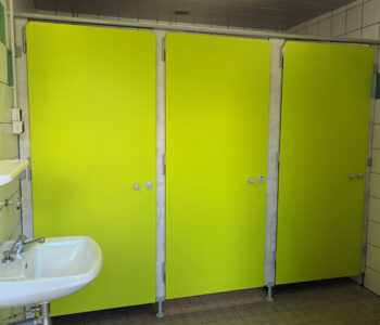 The sanitary facilities of the campsite