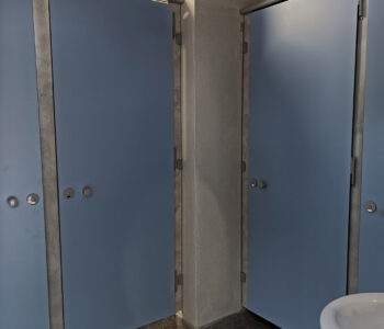 The sanitary facilities of the campsite